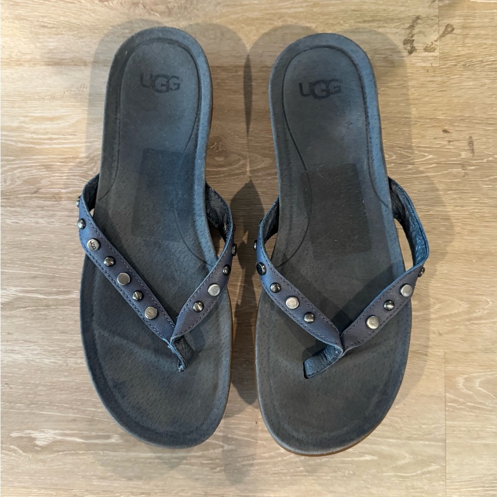 Size 8.5 Women’s UGG Sandals Blue Leather